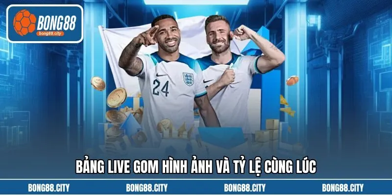 Bảng live gom hình ảnh và tỷ lệ cùng lúc Bảng live gom hình ảnh và tỷ lệ cùng lúc