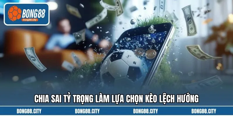 Chia sai tỷ trọng làm lựa chọn kèo lệch hướng