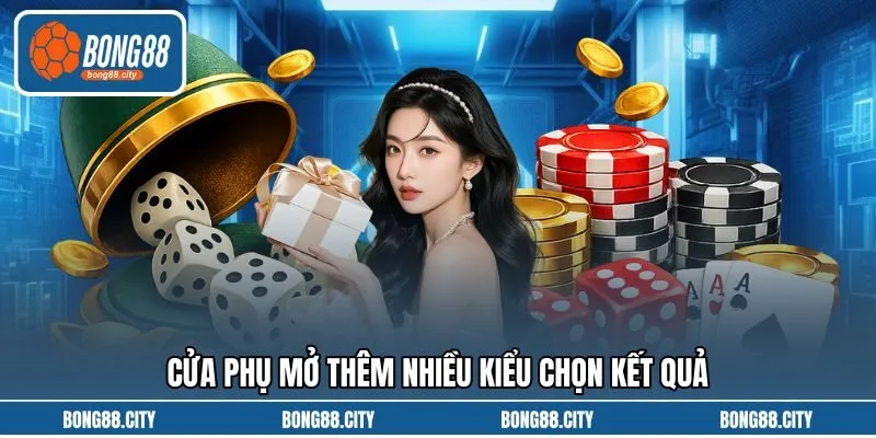 Cửa phụ mở thêm nhiều kiểu chọn kết quả Cửa phụ mở thêm nhiều kiểu chọn kết quả